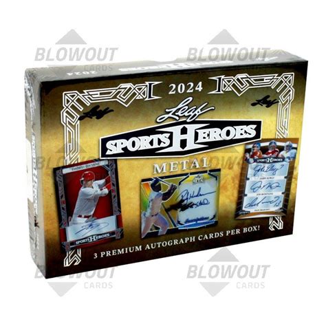 2024 leaf metal sports heroes multisport hobby box|2024 leaf sports heroes box.